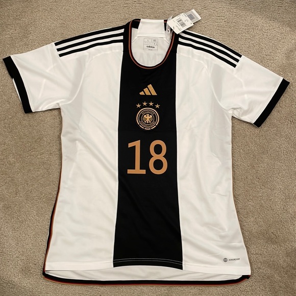 Adidas Jonas Hofmann Germany 22/23 Home Jersey men size L BNWT - Picture 1 of 6